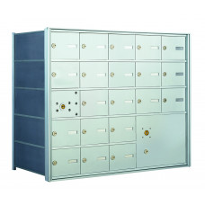 20  PLA-size Door and 1 Parcel Locker Horizontal Mailbox Unit - Front Loading - 140055PLA