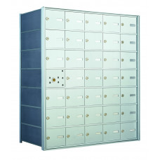 35 A-size Door Horizontal Mailbox Unit - Front Loading - 140075A