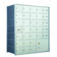 30 PLA-size Door and 1 Parcel Locker Horizontal Mailbox Unit - Front Loading - 140075PLA