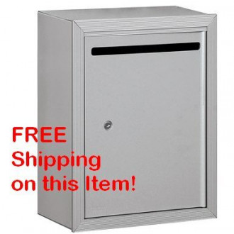 Aluminum Surface Mount Letter Box 15"W x 19"H x 7.5"D - Private Use