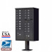 16 Tenant Door Standard Style CBU Mailbox (Pedestal Included) - Type 3 USPS Approved Mailboxes - 1570-16AF