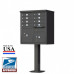 8 Tenant Door Standard Style CBU Mailbox (Pedestal Included) - Type 1 - 1570-8AF