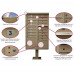 12 Tenant Door Standard Style CBU Mailbox (Pedestal Included) - Type 2 - 1570-12AF
