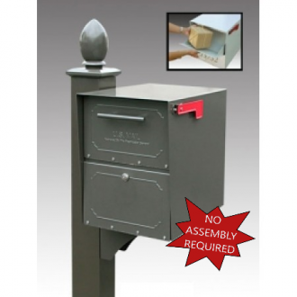 Mail Room and Office Mailing Products Locking Curbside Mailbox - Small Capacity