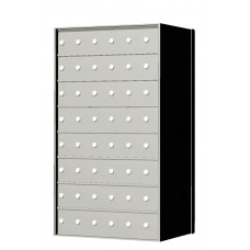 Standard 48 Door 8 High Horizontal Mailbox Unit - Rear Loading - 170086A