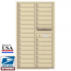 28 Tenant Doors and Outgoing Mail Compartment - 4C Wall Mount 15-High Mailboxes - 4C15D-28