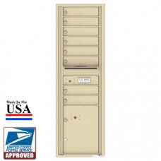 8 Tenant Doors with 1 Parcel Locker and Outgoing Mail Compartment - 4C Wall Mount 15-High Mailboxes - 4C15S-08