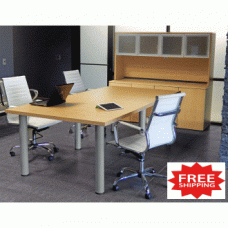 8' Conference / Meeting Table Available in 5 Different Colors FREE FREIGHT