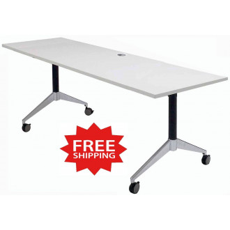 72"W x 24"D Flip Top Folding Table - FREE SHIPPING