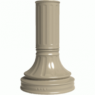 Traditional Decorative Tall Column Pedestal Cover for 4T5, 8, and 12 Door 1570 Model CBU's - VOGUEPA28