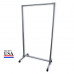 Acrylic Mobile Divider Protection Screen 74"H x 38"W for Safe Physical Distancing - FREE SHIPPING!!