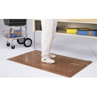 CLOSEOUT! (Only 1 Left!) at This Price! Walnut Anti-Fatigue Mat 36"W x 60"L