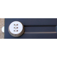 Mail Room and Office Supplies Combination Lock with Three Easy Turn Dials