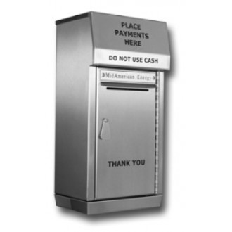 Mailing Products, Stainless Steel Outdoor Wall Mount Payment Box