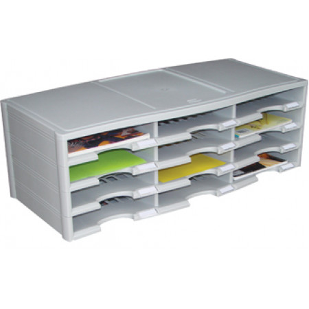 Mail Room and Office Organizers 12 Pocket Plastic Economy