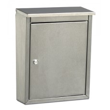 Wall Mount Mailbox - Stainless Steel