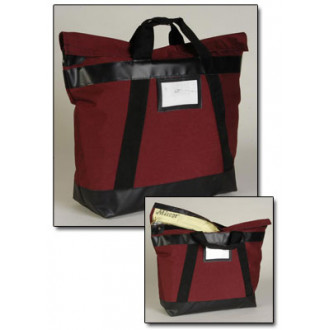 Charnstrom Mail Room Supplies 23"W x 16"H Fire Resistant Bank Mail Bag