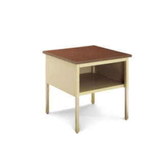 Mailroom Corner Adjustable Table 30"W x 30"D Standard Table With Lower Shelf