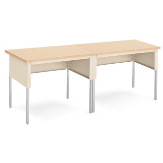 96"W x 20"D Standard Open Adjustable Table