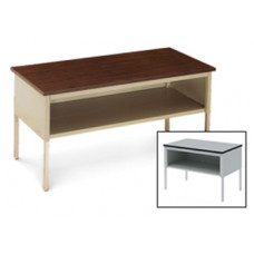 Mail Room and Office Furniture 60"W x 20"D Standard Adjustable Height Table With Lower Shelf