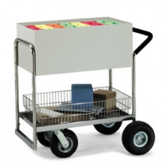 Medium Solid Cart with Cushion Grip Handle and Air Tires