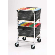 Compact Cart with Two File Baskets