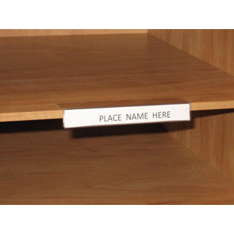 Mailroom Shelf Identification Adhesive Backed, Multi Purpose Plastic Shelf I.D. Labels