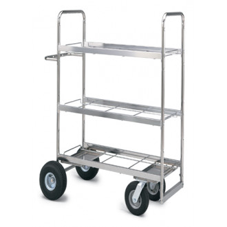 Extra Long Triple Decker Cart with Air Tire