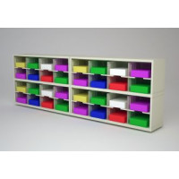 Mail Room Furniture and Office Organiser - 96"W X 12-3/4"D Sorter with 32 Pockets, 11-1/2" Wide