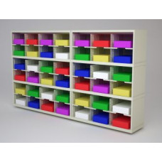 Mail Room Furniture and Office Organizer - 84"W x 15-3/4"D Sorter with 42 Pockets, 11-1/2" Wide