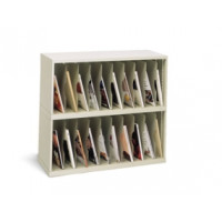 Mail Room Furniture and Office Organizer 36"W x 12-3/4"D, 20 Pocket Vertical Sorter
