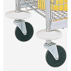 Mail Room and Office Cart Supplies 5" Donut Bumpers (Pair)