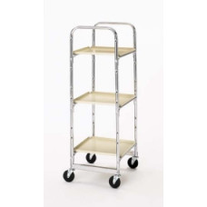 Compact Triple Tier File Cart Frame